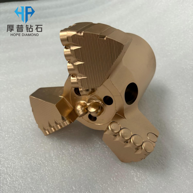 171mm 3 Blade Diamond Carbide PDC Drill Bit for Well Drilling Oil & Gas Mining Applications