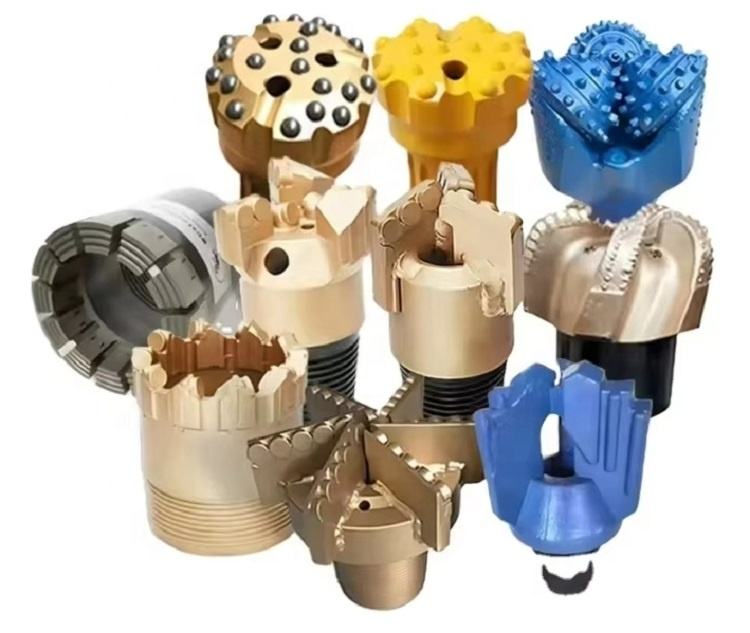 High Quality PDC Drill Bit Size 8 1/2 Inch Double Blades Steel Body for Water Well Drilling & Mining Applications