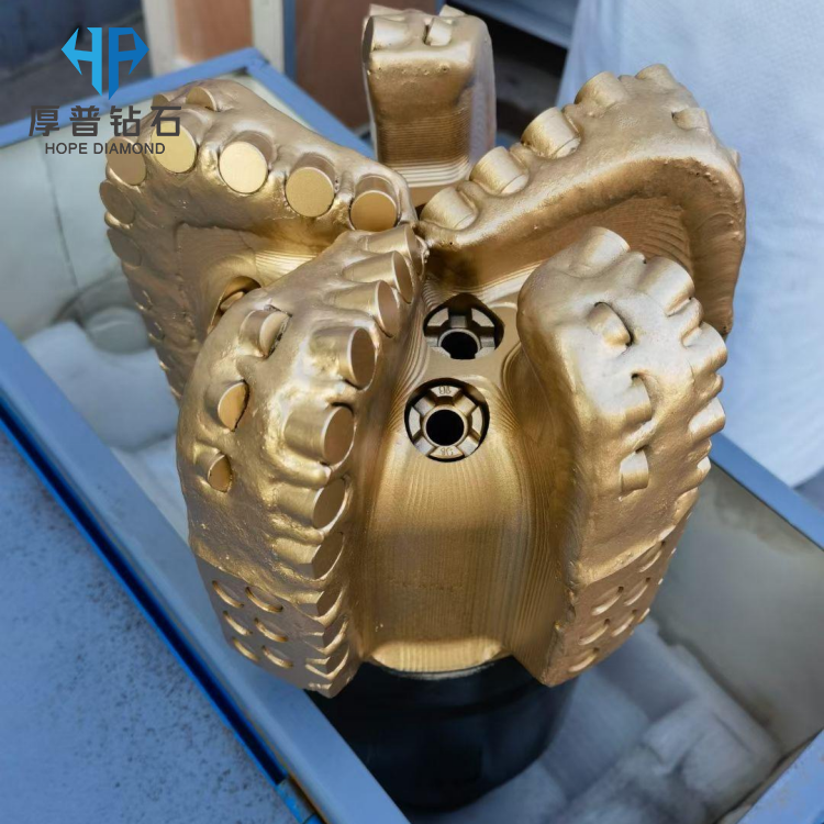 High Quality PDC Drill Bit Size 8 1/2 Inch Double Blades Steel Body for Water Well Drilling & Mining Applications