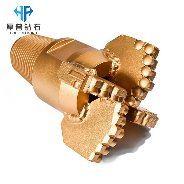Hope Durable 3 Wing PDC Drag Bit - Customizable for Efficient Drilling