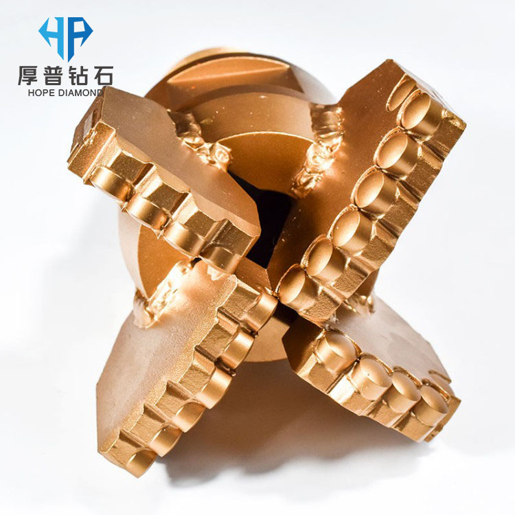 Hope Durable 3 Wing PDC Drag Bit - Customizable for Efficient Drilling