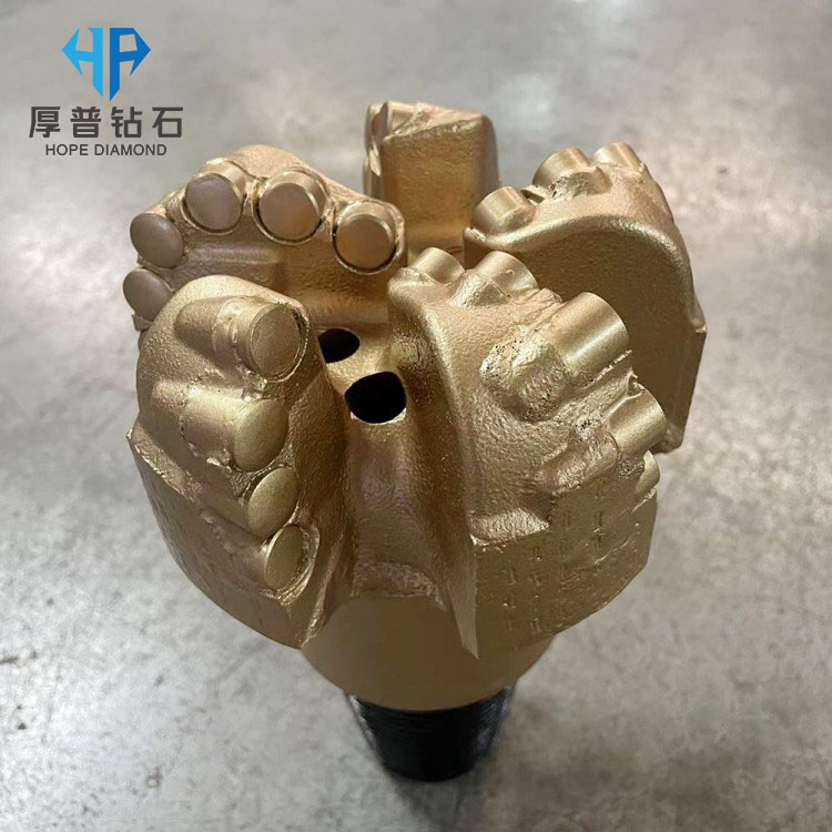 5-Wing 153mm PDC Drill Bit for Water Well Geological and Mining Applications Steel Body