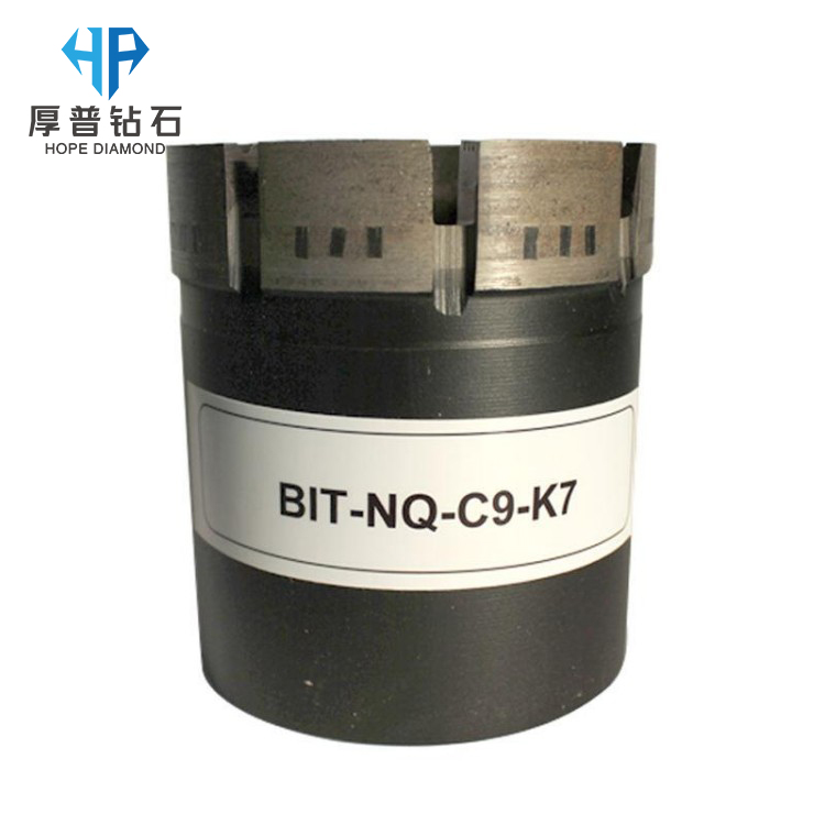 HQ Impregnated Diamond Core Drill Bits for Surface Mining Drilling Projects