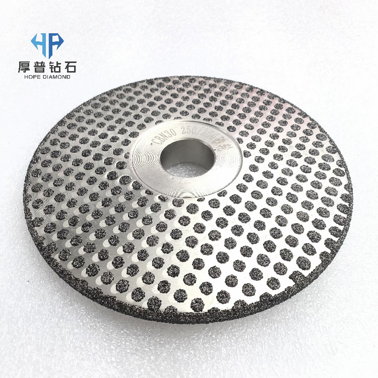 Super Hard CBN Grinding Wheel with 100x Longer Life for Hardened Steel, Tool Steel & Bearing Ring Grinding