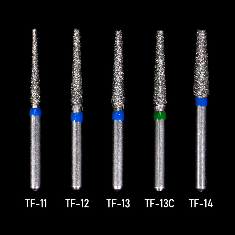 Dental High-speed Mobile Phone Emery Needle Stainless Steel Double-layer Sand Super Wear-resistant Tooth Preparation Abrasive