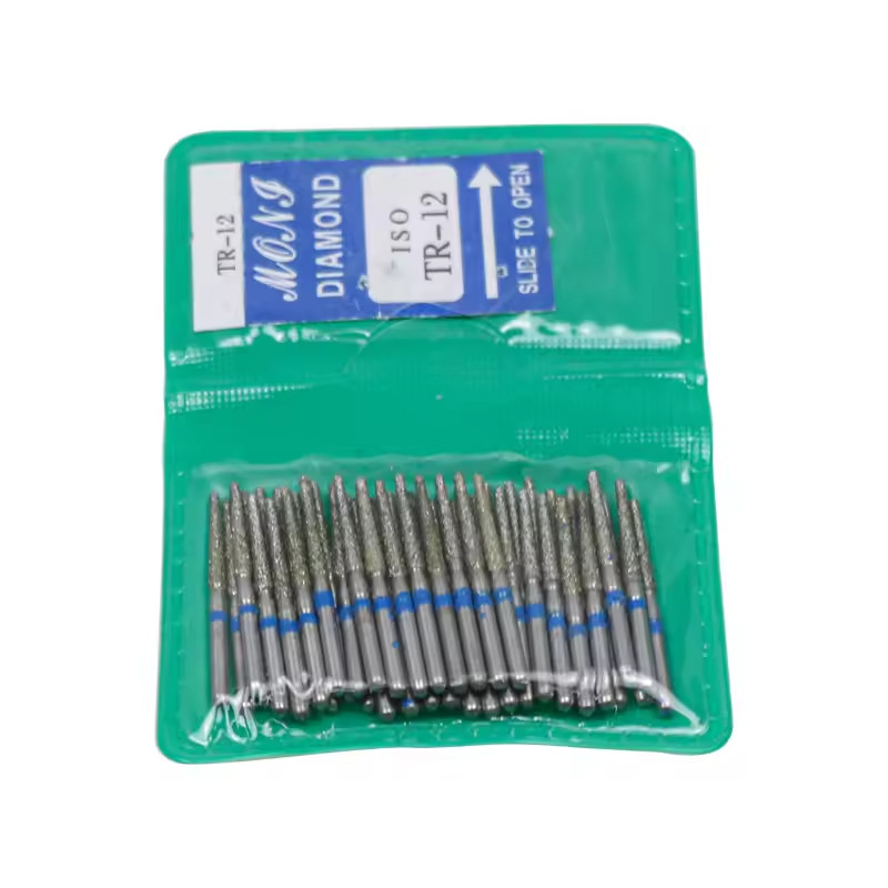 Dental Instruments High-Speed Emery Needles Diamond Abrasive Round Shape 50 Pieces Bulk Models