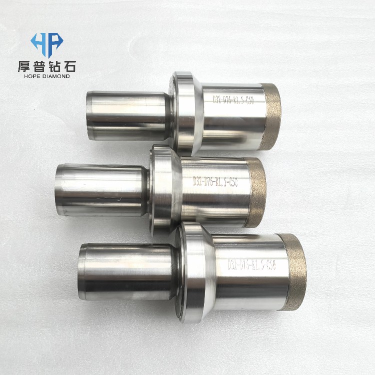 Customizable Sintered Diamond Milling Head for Optical Glass Drilling Hope Brand OBM/OEM/ODM Support Model D32-D76-R1.25-C50