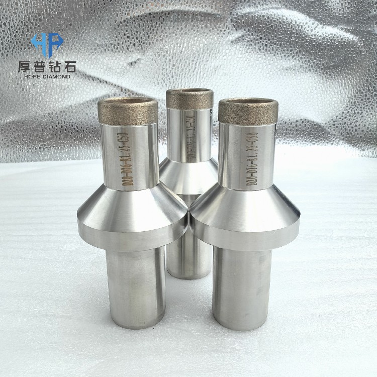 High-Performance Sintered Metal Bond Diamond Milling Head Model D20-D76-R1.25-C50 for Optical Components-Hope Brand