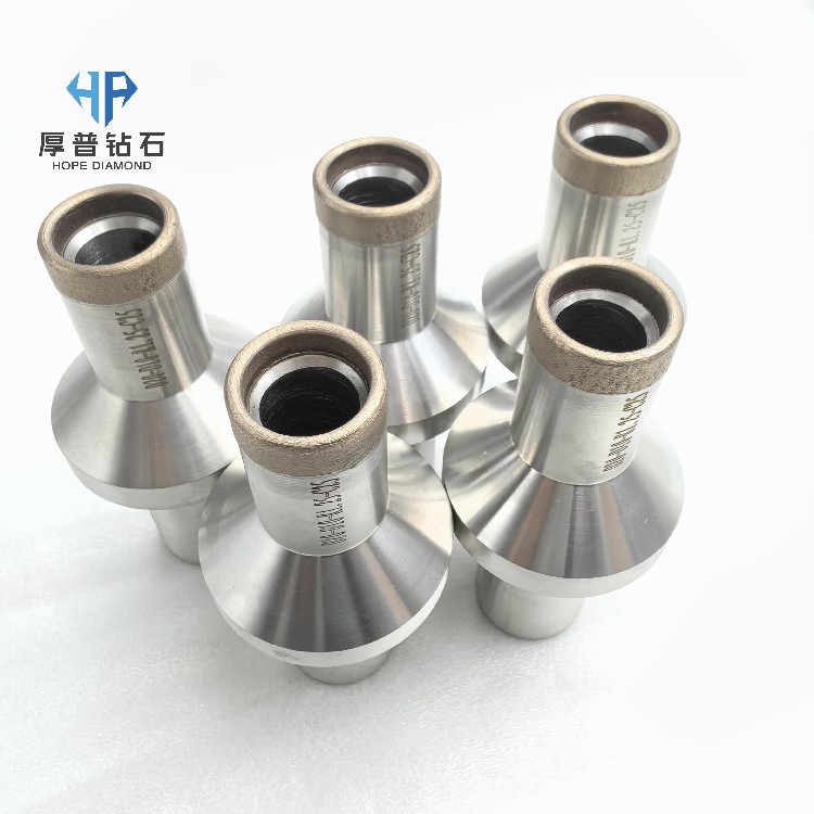 Precision Sintered Diamond Grinding Head for Optical Glass & Lens Machining Hope Brand Model D20-D10-R1.25-C25