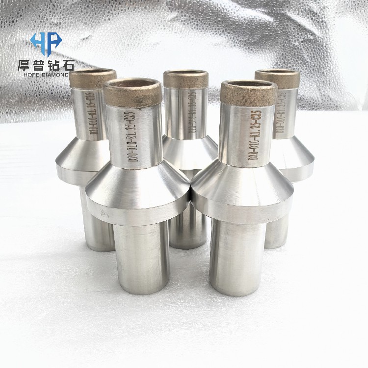 Precision Sintered Diamond Grinding Head for Optical Glass & Lens Machining Hope Brand Model D20-D10-R1.25-C25