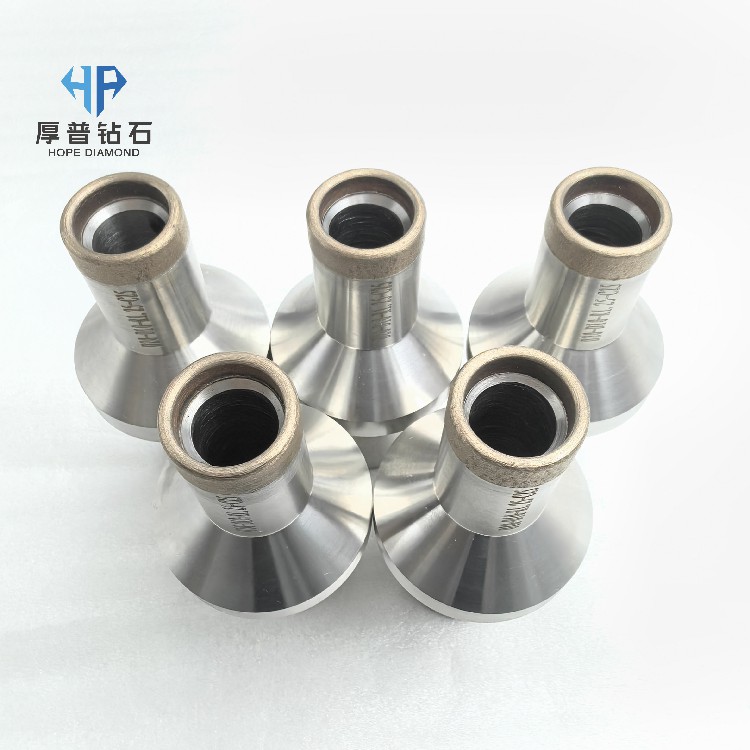 Precision Sintered Diamond Grinding Head for Optical Glass & Lens Machining Hope Brand Model D20-D10-R1.25-C25