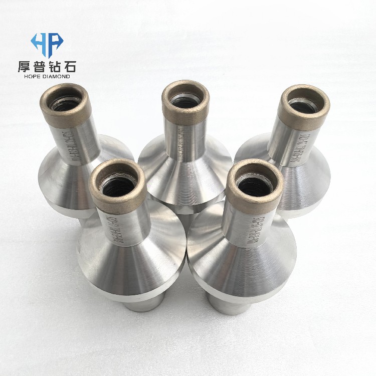 D16-D10-R1.25-C25 Sintered Diamond Milling Head Precision Cutting and Grinding Head for Optical Glass