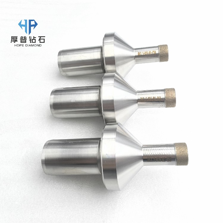 Hope D12.5-D76-R1-C50 Sintered Diamond Grinding Head for Optical Materials Drilling