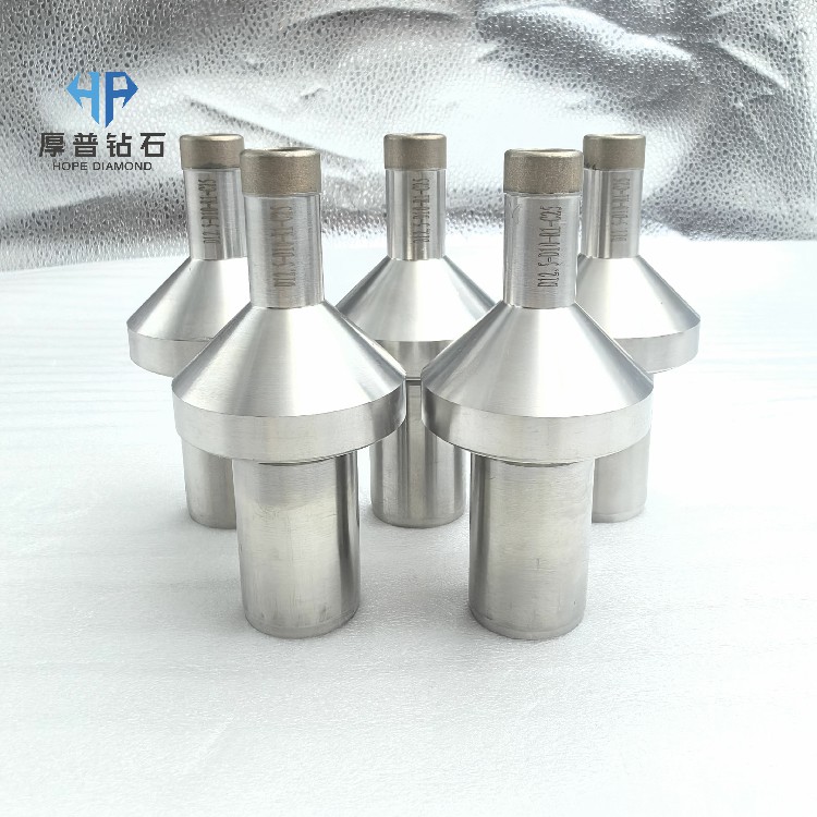 Hope D12.5-D10-R1-C25 Diamond Sintered Grinding Head with Sinter Finish for Optical Materials Drilling