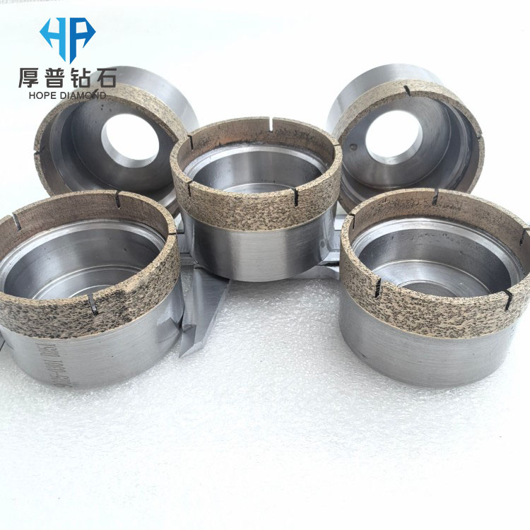 Customizable Optical Materials Drill Diamond Bronze Binder Hole Saw Core Bit Sintered Diamond Drill Bit for Glass CNC Machine