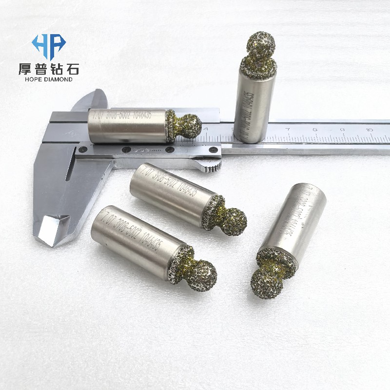 Mini Electroplated Diamond Roller Dresser Small CNC Rotary Diamond Dressing Roller for Precision Grinding Wheel Truing Shaping