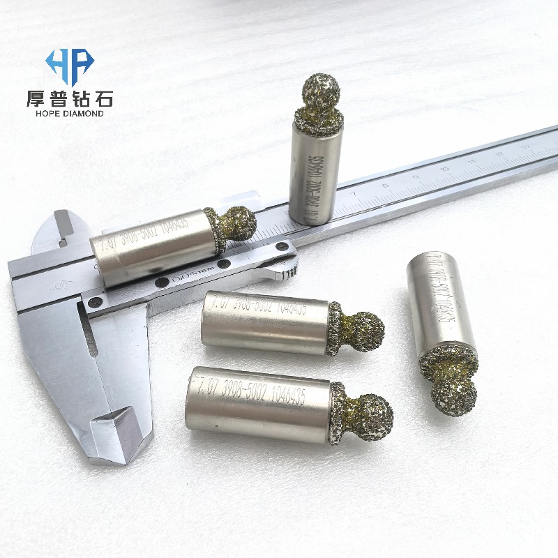 Mini Electroplated Diamond Roller Dresser Small CNC Rotary Diamond Dressing Roller for Precision Grinding Wheel Truing Shaping