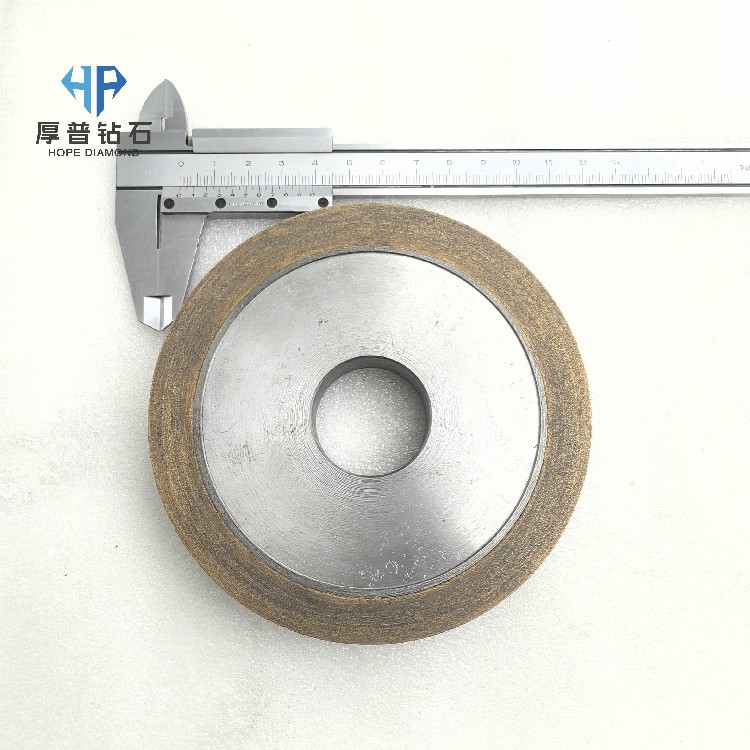 Hope High Rigidity Metal Bond Grinding Wheel Polished Surface Wear Resistance Form Retention for Hard Brittle Tools
