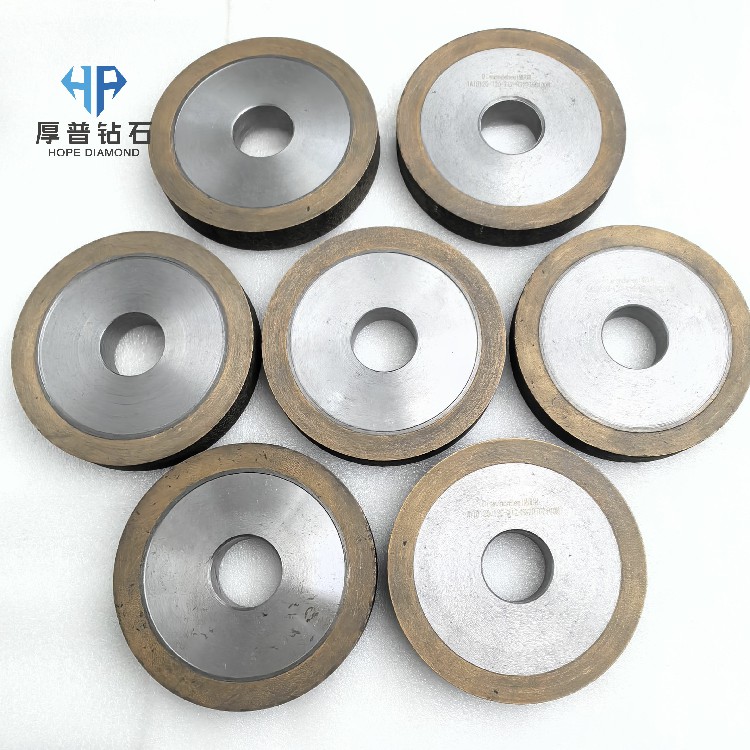 Hope High Rigidity Metal Bond Grinding Wheel Polished Surface Wear Resistance Form Retention for Hard Brittle Tools