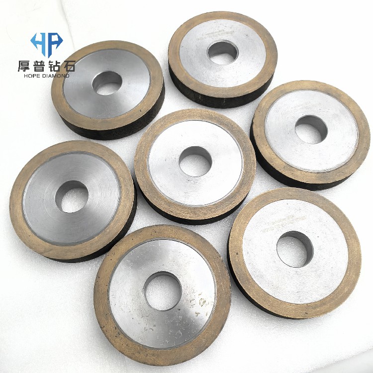 Hope High Rigidity Metal Bond Grinding Wheel Polished Surface Wear Resistance Form Retention for Hard Brittle Tools