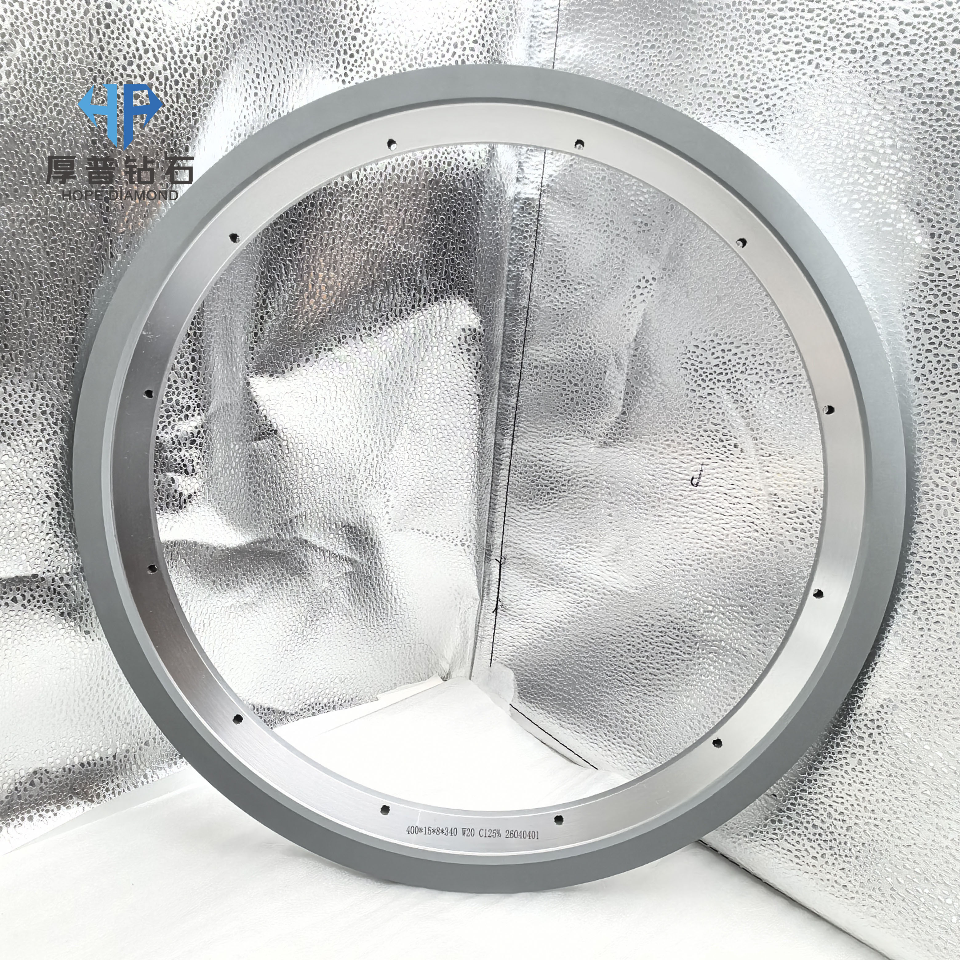 High Heat Resistance Polished Ceramic Bond Grinding Wheel for Bearing & Gear Grinding OEM