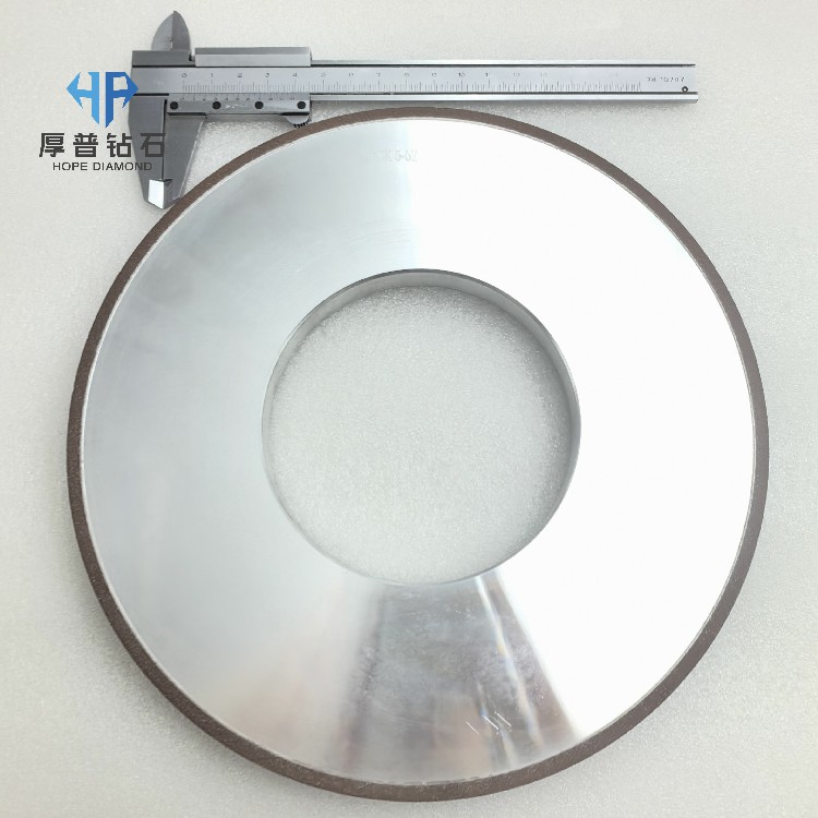 Hope Custom Resin Bond Diamond & CBN Flat-Shaped Polished Grinding Wheel Model 200/160 221D-5 OEM/ODM
