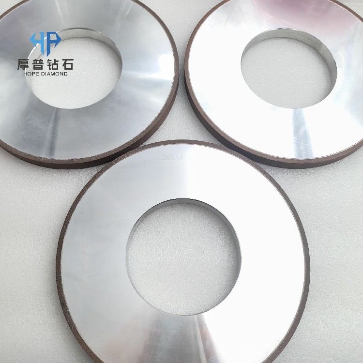 Hope Custom Resin Bond Diamond & CBN Flat-Shaped Polished Grinding Wheel Model 200/160 221D-5 OEM/ODM