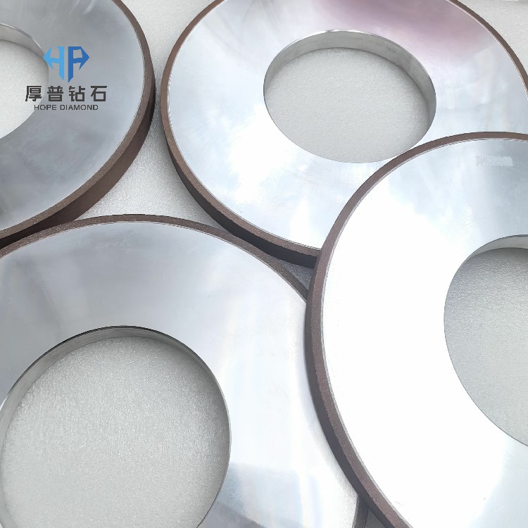 Hope Custom Resin Bond Diamond & CBN Flat-Shaped Polished Grinding Wheel Model 200/160 221D-5 OEM/ODM