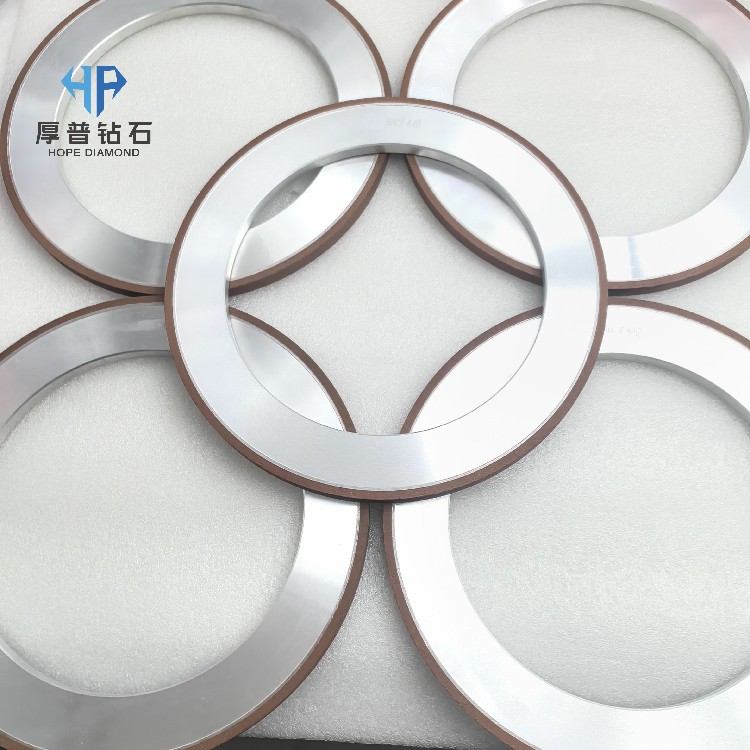 Hope Custom Resin Bond Diamond & CBN Flat-Shaped Polished Grinding Wheel Model 200/160 221D-4 OEM/ODM