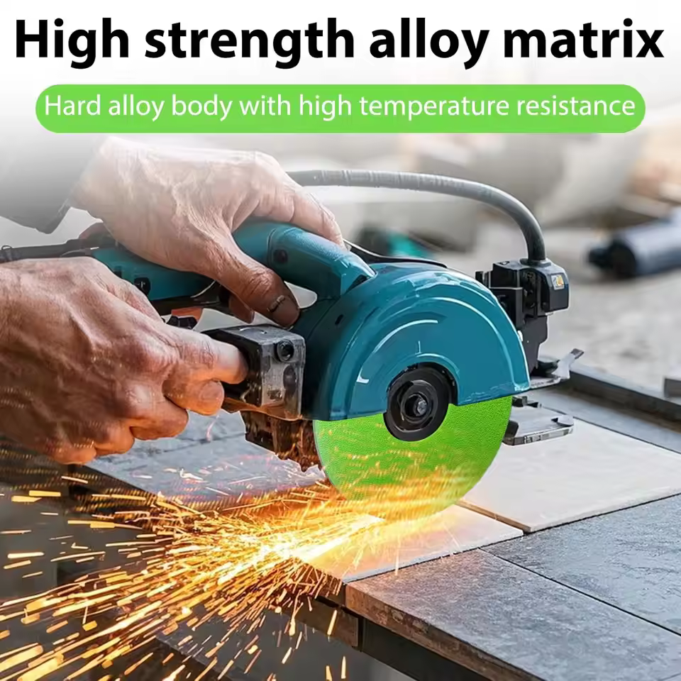 Brazed Diamond Multi-Purpose Saw Blade Set 3-in-1 Cutting/Grinding/Chamfering for Glass/Jade/Crystal/Wine Bottles/Tiles