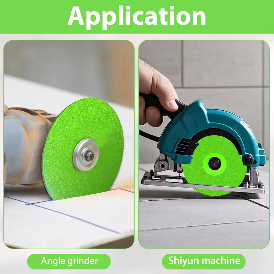 Brazed Diamond Multi-Purpose Saw Blade Set 3-in-1 Cutting/Grinding/Chamfering for Glass/Jade/Crystal/Wine Bottles/Tiles