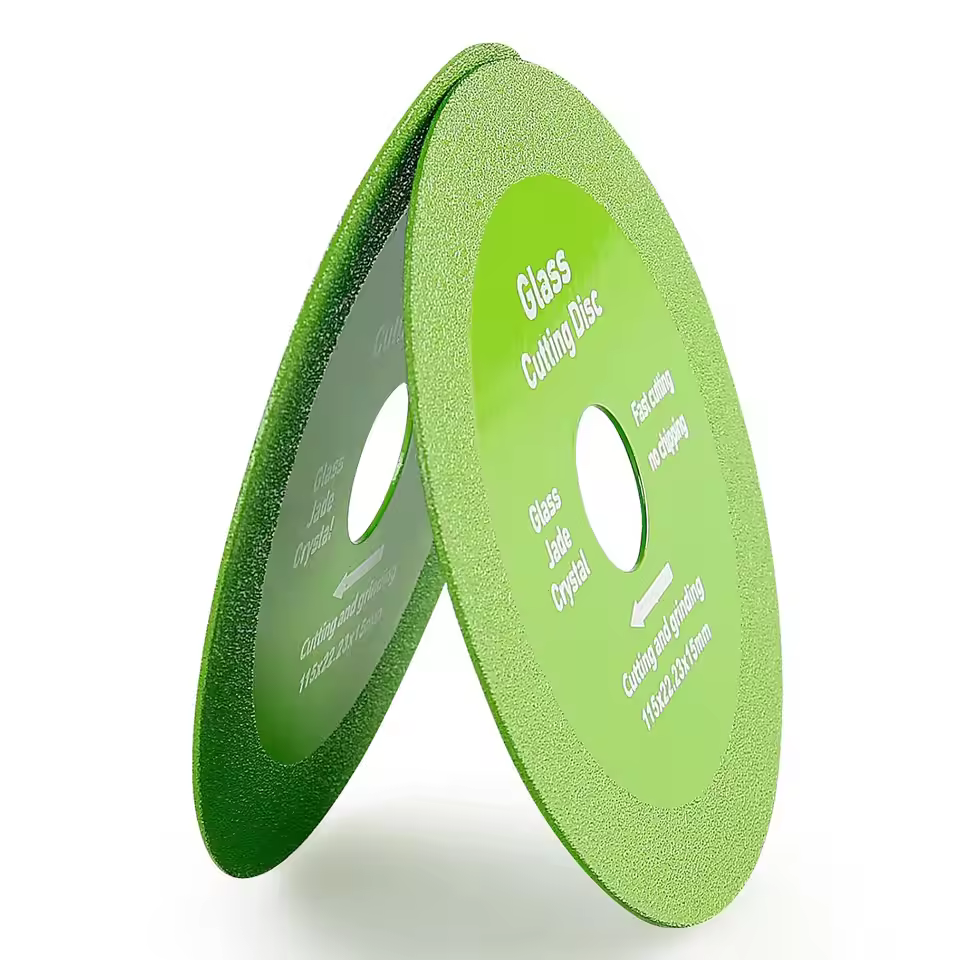 Hot Press Brazed Diamond Saw Blade 115mm 15mm Thickness for Porcelain Tile Ceramic Glass Cutting Smooth Edge Chip Free