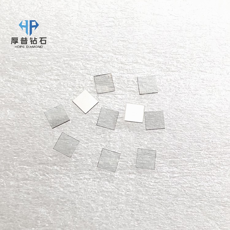 Low CTE & High Thermal Conductivity CVD Polycrystalline Diamond Heat Sink with Custom Shape for GaN/SiC Devices Hope Brand