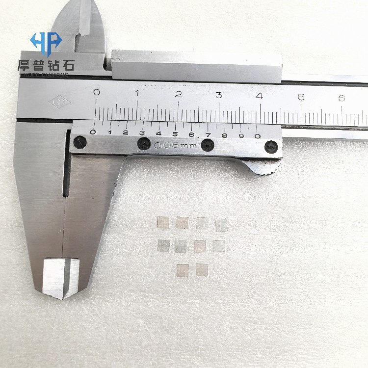 Low CTE & High Thermal Conductivity CVD Polycrystalline Diamond Heat Sink with Custom Shape for GaN/SiC Devices Hope Brand