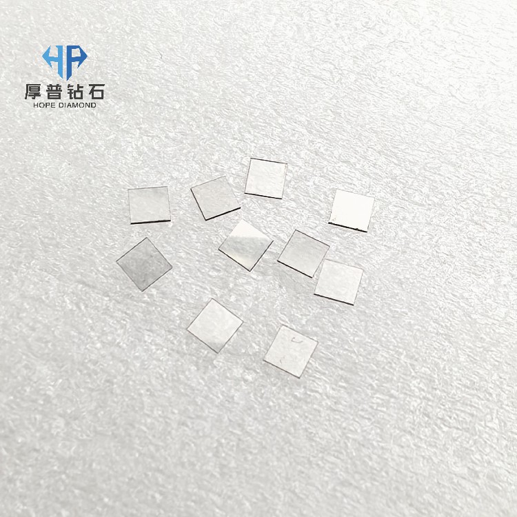 Low CTE & High Thermal Conductivity CVD Polycrystalline Diamond Heat Sink with Custom Shape for GaN/SiC Devices Hope Brand