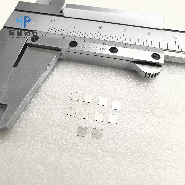 Low CTE & High Thermal Conductivity CVD Polycrystalline Diamond Heat Sink with Custom Shape for GaN/SiC Devices Hope Brand