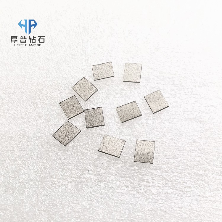 2000W/mK Ultra-High Thermal Conductivity CVD Diamond Heat Sink with Custom Shape for AI GPU & Power Electronics Hope