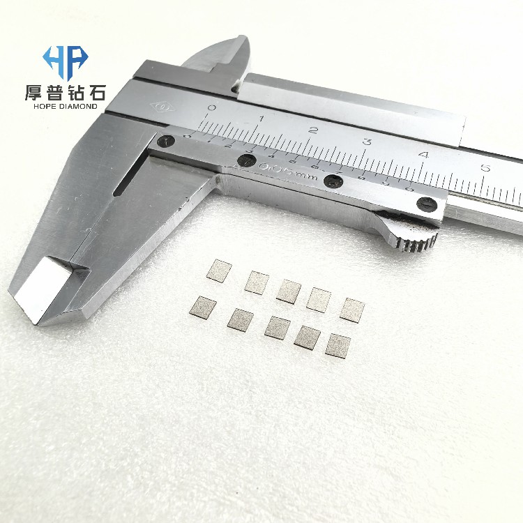 2000W/mK Ultra-High Thermal Conductivity CVD Diamond Heat Sink with Custom Shape for AI GPU & Power Electronics Hope
