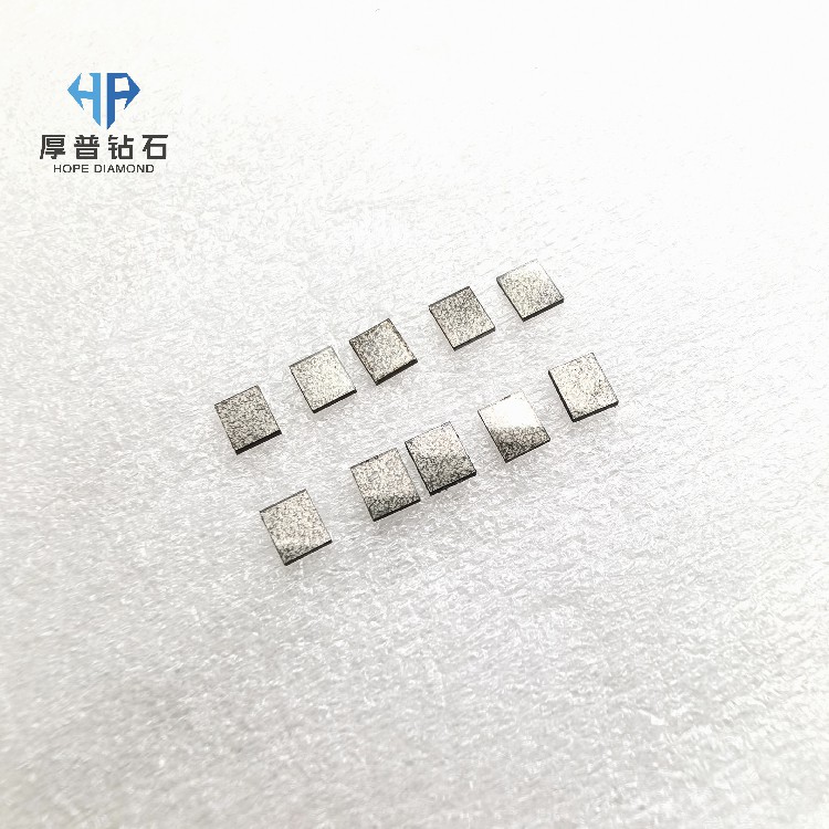 5X Copper Thermal Conductivity CVD Diamond Heat Spreader with Custom Shape Hope Brand for GaN & High Power Devices