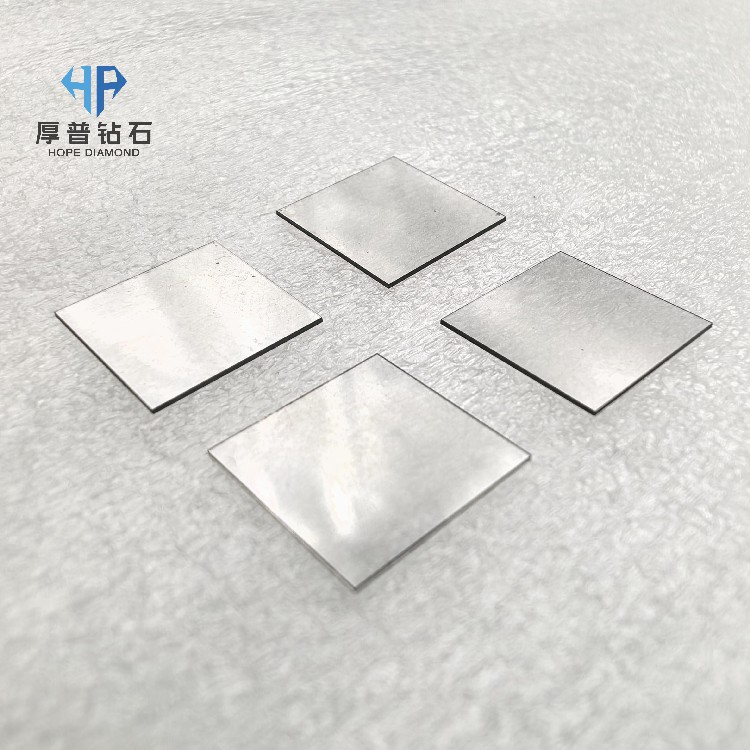 2200W/mK Ultra-High Thermal Conductivity Polycrystalline CVD Diamond Custom Shape Heat Sink Wafer