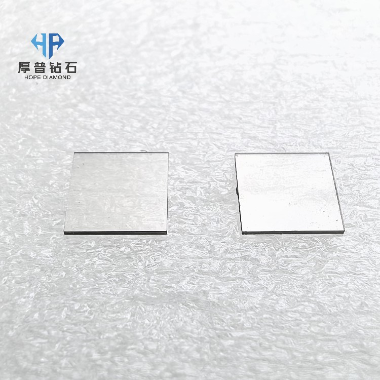 HOPE the Ultimate Thermal Solution CVD Diamond Heat Sink (Custom Shape 5*5*0.3) for AI GPU & 5G Base Station