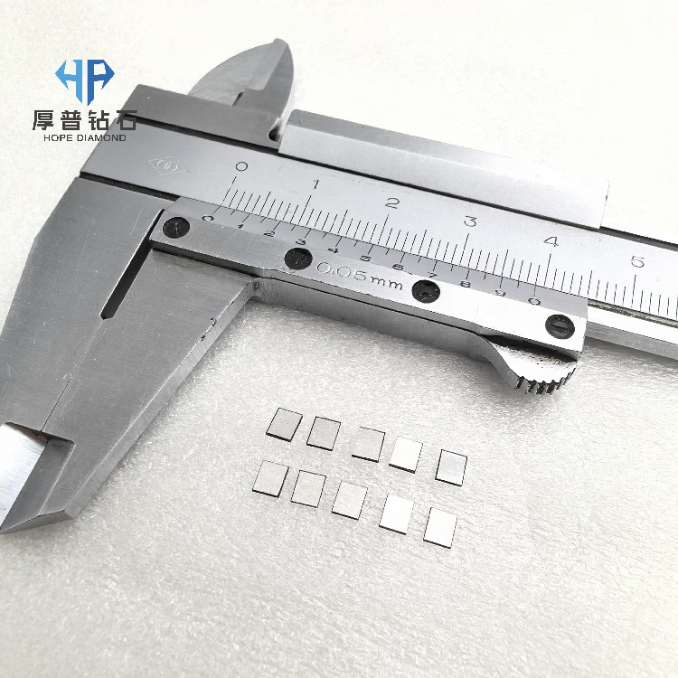 Industrial Grade CVD Single Crystal Diamond Custom Shape Heat Spreader