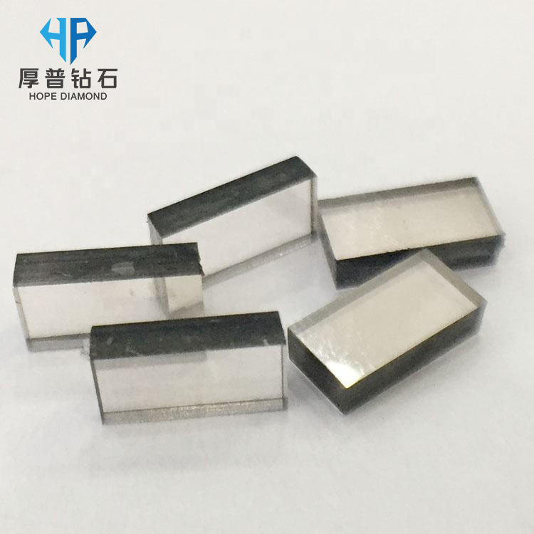 Hope Single Crystal CVD Diamond Plate Heat Sink Material Industrial Lab Grown Substrate