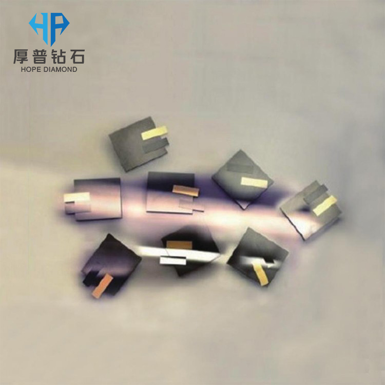 Hope Single Crystal CVD Diamond Plate Heat Sink Material Industrial Lab Grown Substrate