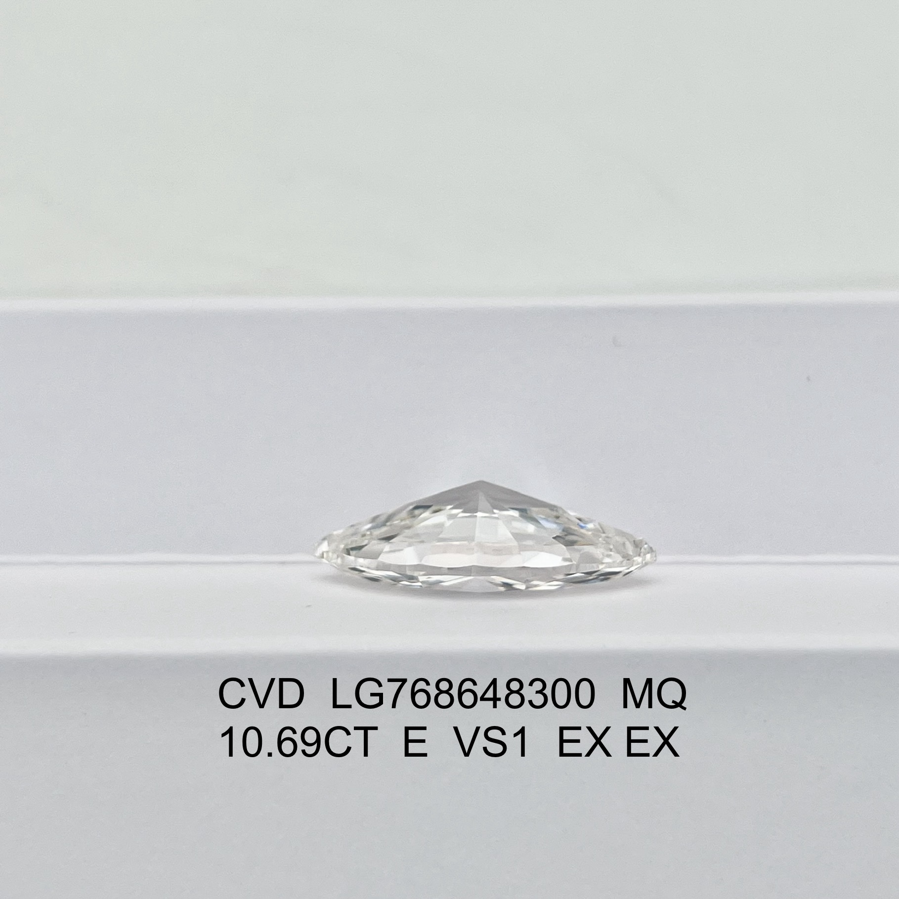 10.69 Carat E VS1 IGI Certified Lab Grown Diamond Marquise Cut CVD Loose Diamond for Jewelry Making
